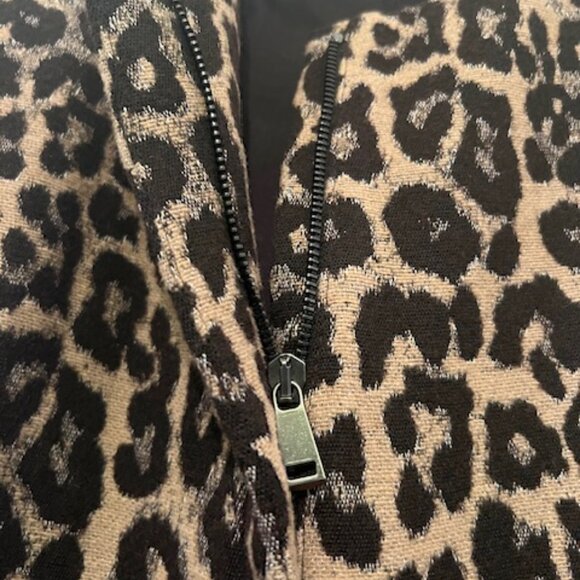 Zara Woman Ladies Leopard Print 3/4 Coat - Picture 6 of 8